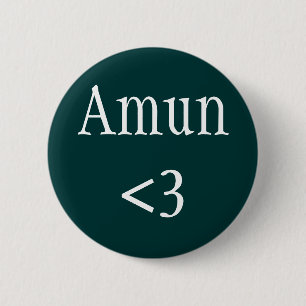 Dieu égyptien - Amun badge d'amour