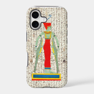 Dieu égyptien antique Sobek Hiéroglyphes Design