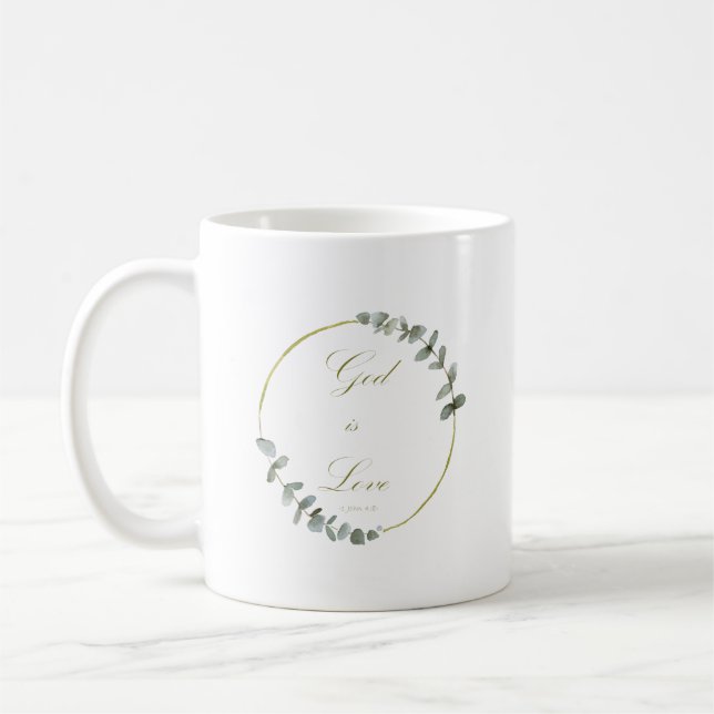 Dieu est Amour Mug (Gauche)