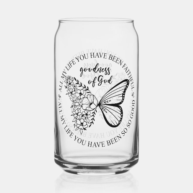 Dieu est bon papillon floral (Recto)