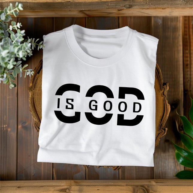 Dieu est bon pour les hommes et les femmes T-shirt (Créateur téléchargé)