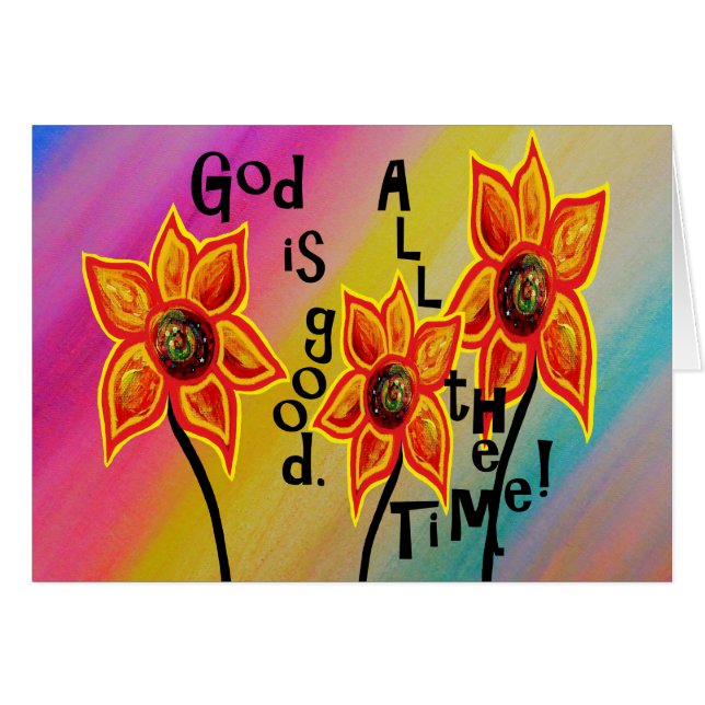 Dieu est bon tout le temps (Devant horizontal)