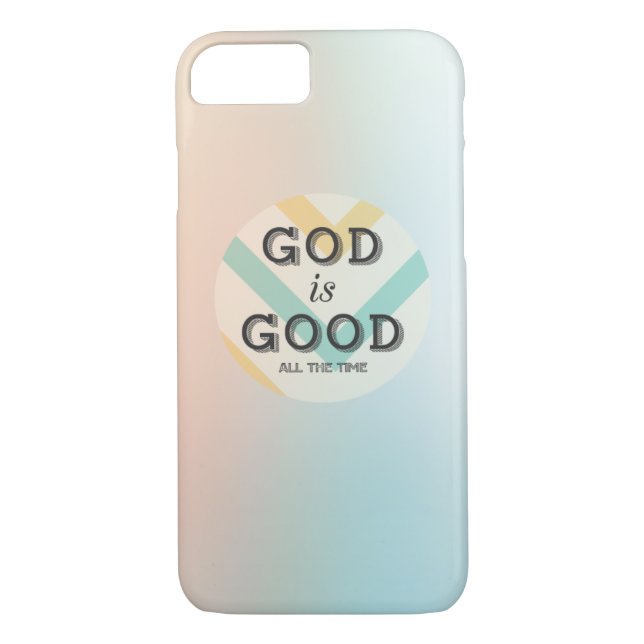 Dieu Est Bon Tout Le Temps Coque iphone (Dos)