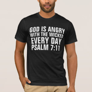 DIEU EST EN COLÈRE AVEC LES T-SHIRTS CHRÉTIENS REG
