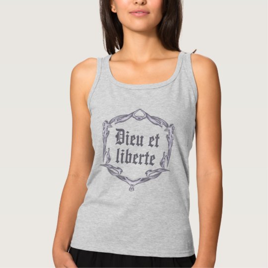 Dieu et liberte tank top