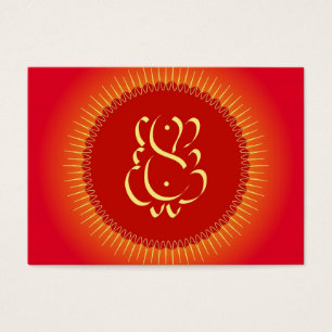 Dieu Ganesha avec des rayons du soleil