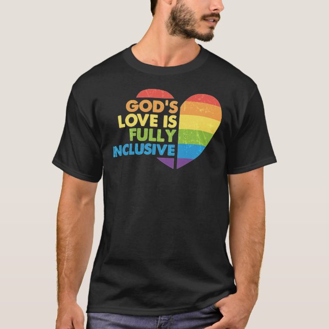dieu gay christian lgbt Classic T-shirt (Devant)