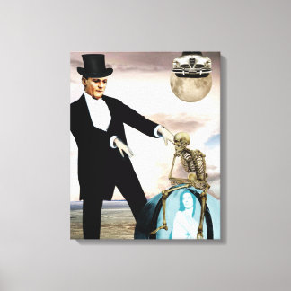 Dieu joue à l'impression de toile