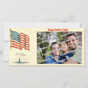 Dieu merci, je suis un Carte photo américain