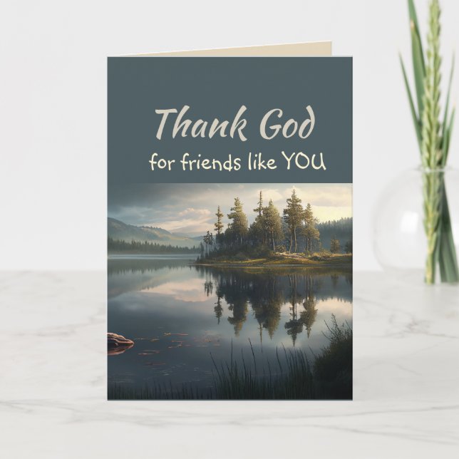Dieu merci pour les amis comme vous Lake Wildernes (Devant)