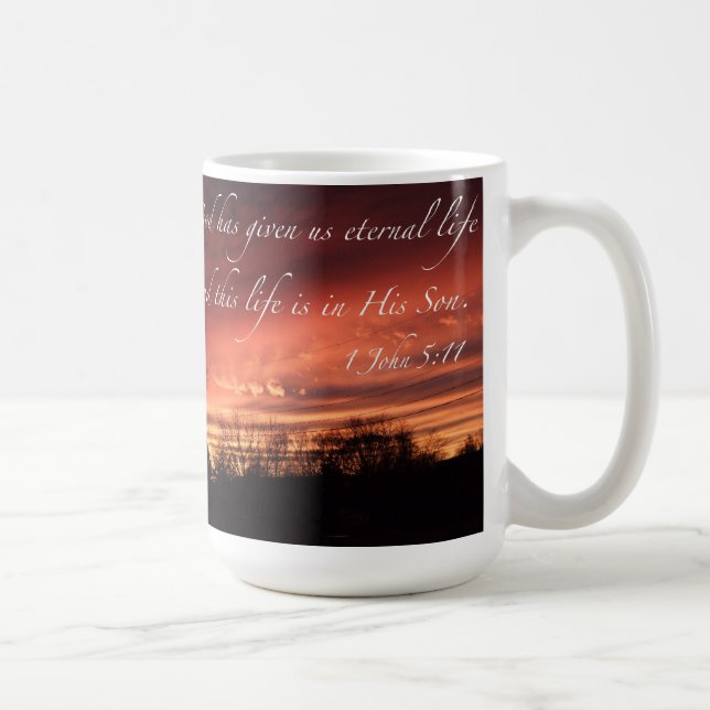 Dieu nous a donné la vie éternelle - tasse (Droite)