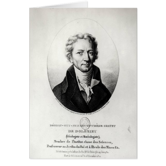 Dieudonne Dolomieu (Front)