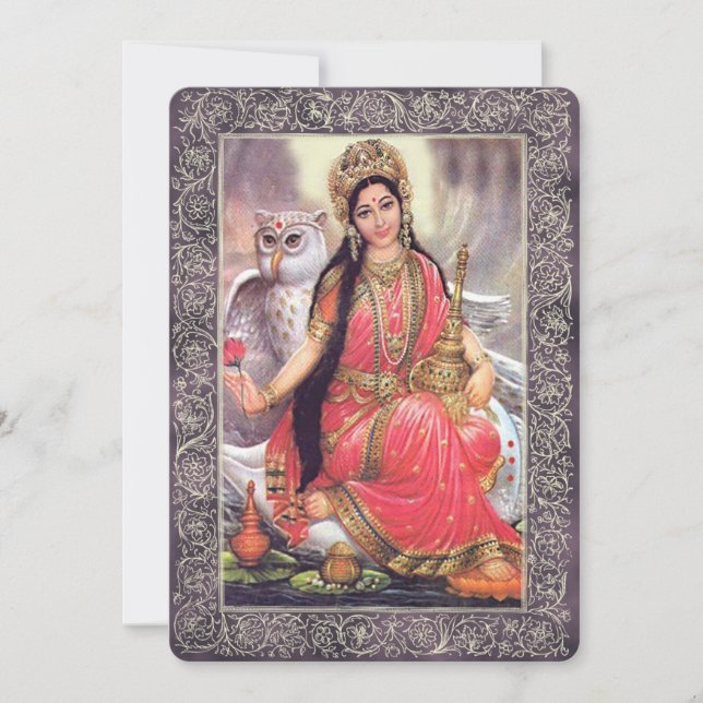 Dieux/Déesse indiens - Carte d'invitation (Devant)