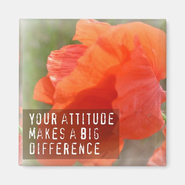 Différence d'attitude Magnet de Poppy (Devant)