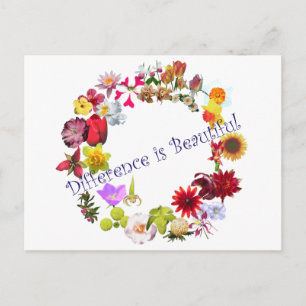 Difference is Beautiful Postcard
