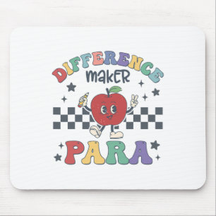 Difference Maker Para Teacher Paraprofessional Par Mouse Pad