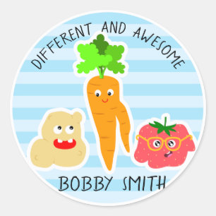 Different and Awesome stickers