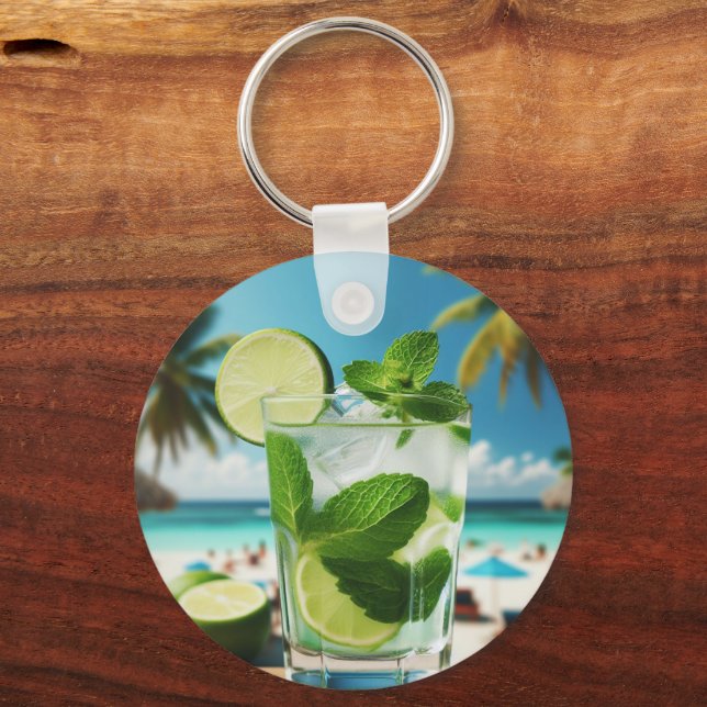 Different Caipira Custom Key Port Keychain (Front)