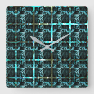Different chess, squares or image under grid? square wall clock