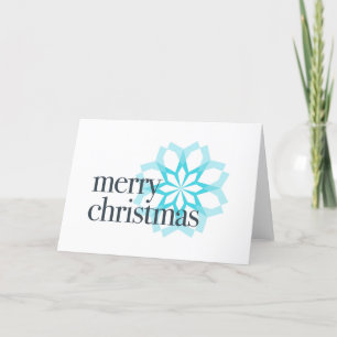Different, classical design of "Merry Christmas" Holiday Card
