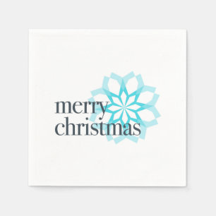 Different, classical design of "Merry Christmas" Napkin
