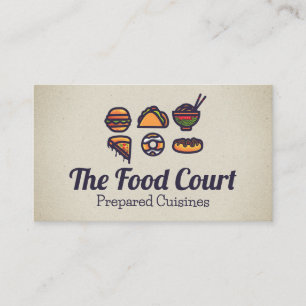 Different Cuisines  Business Card