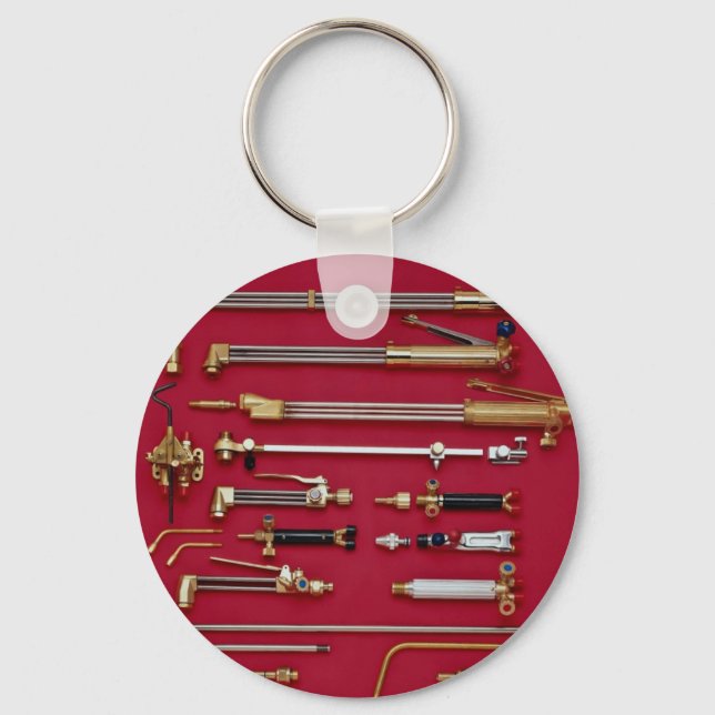 Different cutting blowpipes used by welder's keychain (Front)