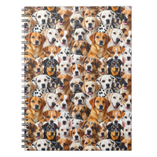 Different dog breeds notebook