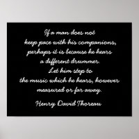 Different Drummer - poster art