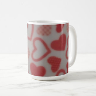 Different Heart patterned mug
