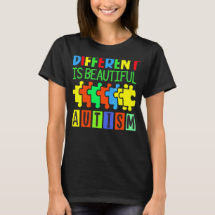 Different If Beautiful Autism Autistic Support Mom T-Shirt