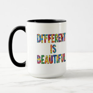 Different Is Beautiful - Autism Awareness  Mug