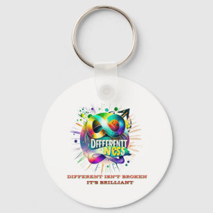 Different Isn't Broken, It's Brilliant – Neurodive Keychain