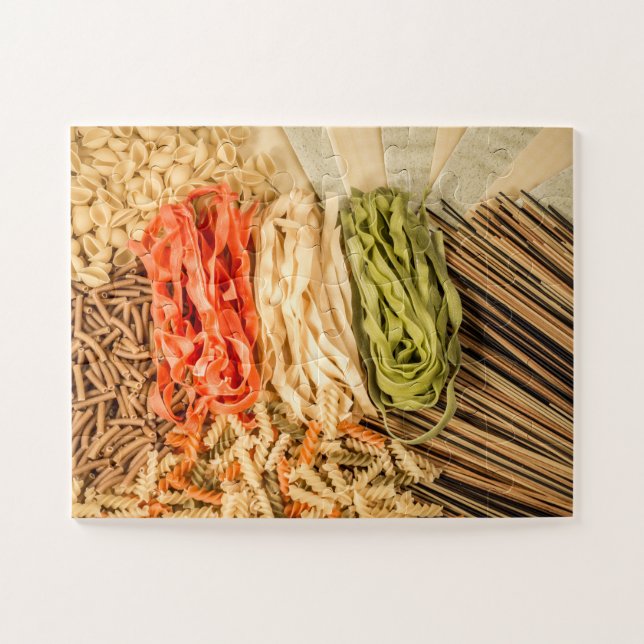 Different kinds of Pasta Jigsaw Puzzle (Horizontal)