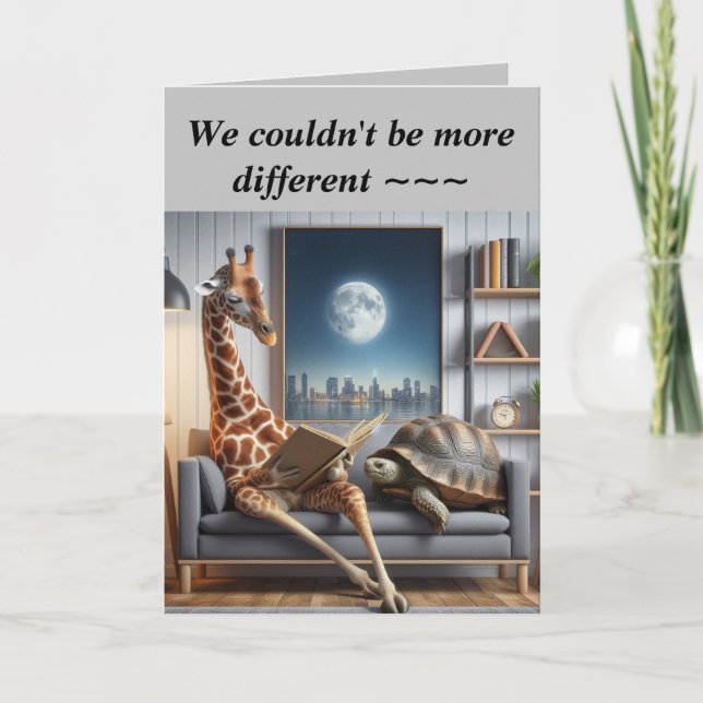 DIFFÉRENT, MAIS ~ CARTE ANNIVERSAIRE (Devant)