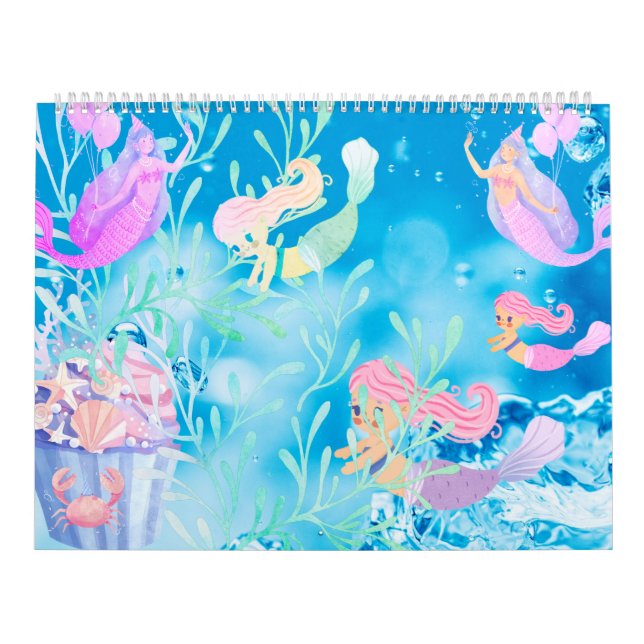  different mermaid Calendar (Cover)