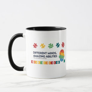 Different Minds Amazing Abilities Awareness Art Mug