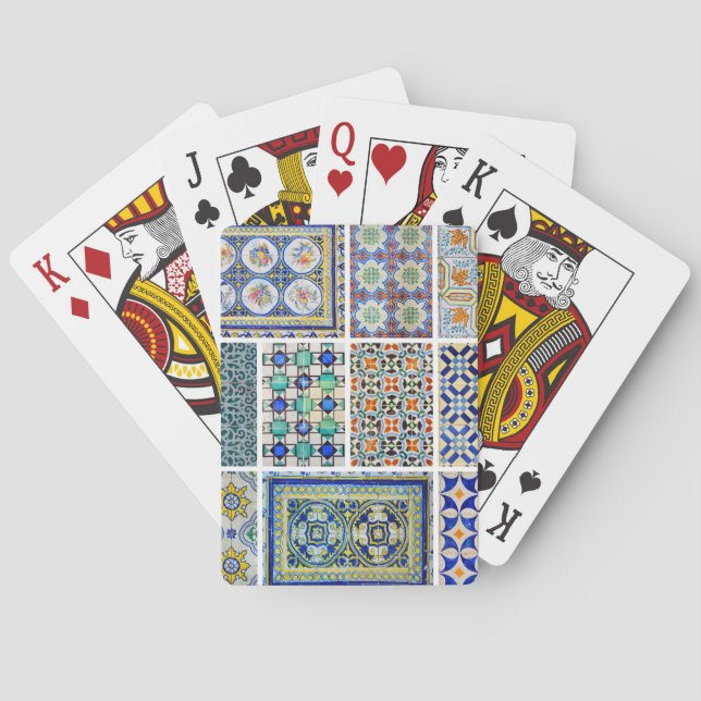 Different Mosaic Playing Cards (Back)