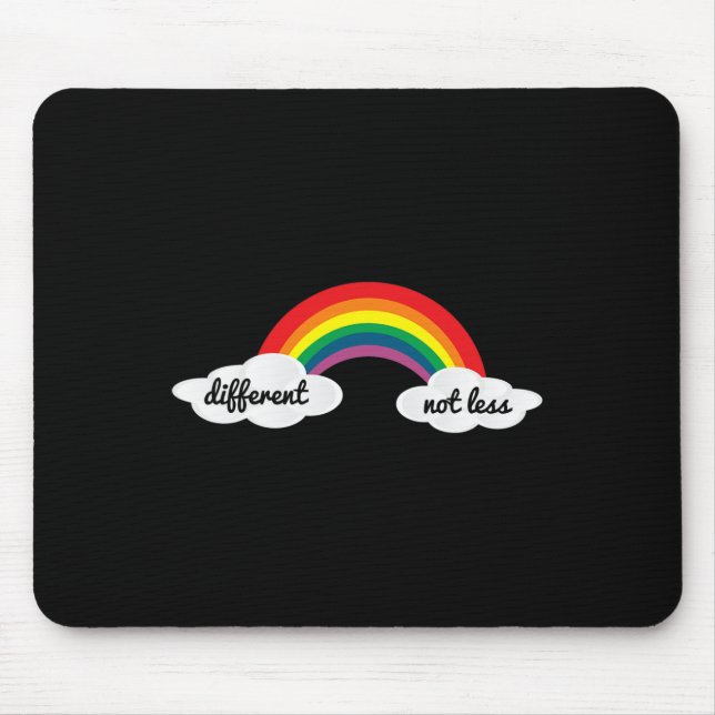 Different Not Less Autism Awareness  Mouse Pad (Front)
