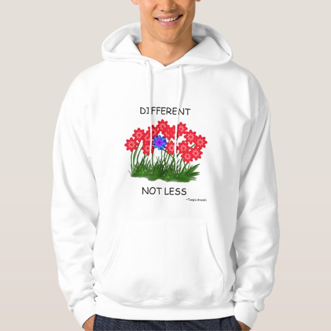 Different Not Less/HOODIE Hoodie (Front)