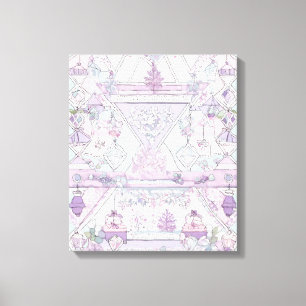 Different Shapes Modern Colorful Wrapped Art Canva Canvas Print