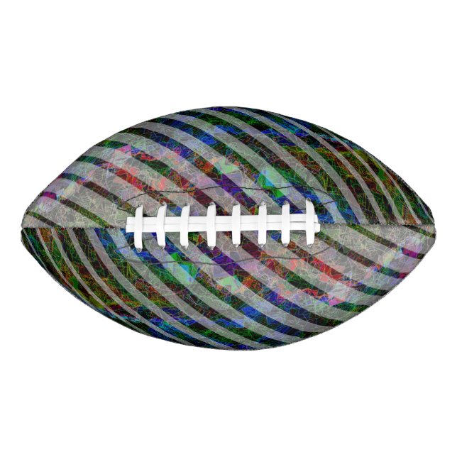 Different stripes and scratched squares of lines football (Front)