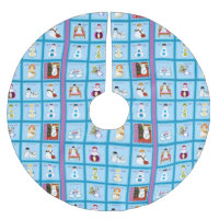 Different Strokes, Different Snow Folks tree skirt