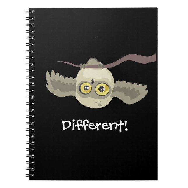 Different! Upside Down Owl!~notebook Notebook (Front)