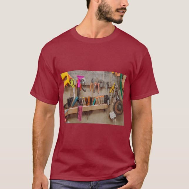 Different Work Tools Design – Built for Creativity T-Shirt (Front)
