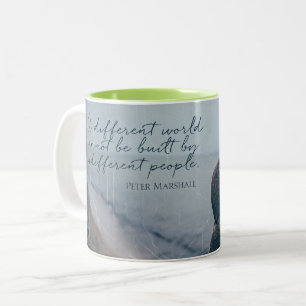 Different World Two-Tone Coffee Mug