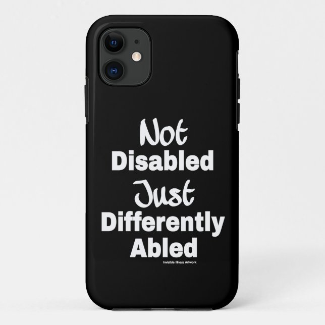 Differently Abled Case-Mate iPhone Case (Back)