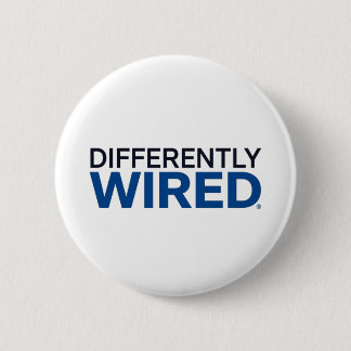 Differently Wired – Autism Awareness Month Blue 2 Inch Round Button