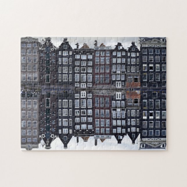 Difficile Amsterdam Maisons Jigsaw Puzzles (Horizontal)