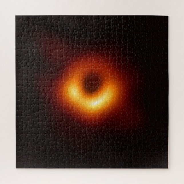 Difficult 20x20 676 pieces Messier 87 Black Hole Jigsaw Puzzle (Vertical)